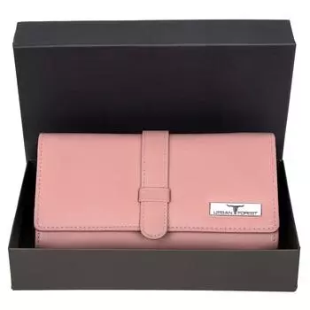 Кошелек из розовой кожи Дэнни Роуз для женщин розовый