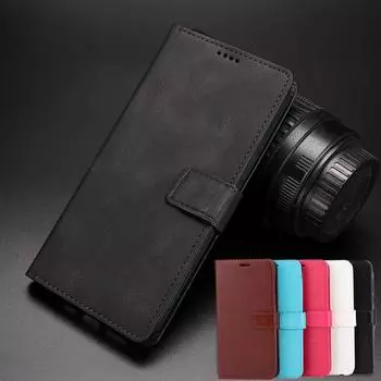 Кошелек-книжка из искусственной кожи, чехол для Xiaomi Redmi Note 9T 9 Power 9 Pro Max 9S Note9 Note9T Note9s, чехол для redmi 9 9A 9AT 9C NFC, мягкий чехол Redmi Note 9 Pro Max чёрный