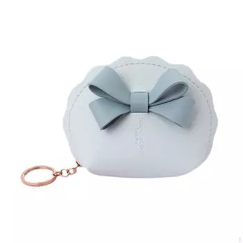 Кошелек-кошелек для денег в виде банта, сумка для карточек, небольшое хранилище для уличных вечеринок фиолетовый