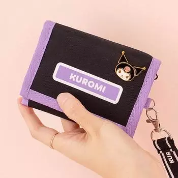 Кошелек Kuromi, 3-ступенчатое ожерелье, кошелек для девочки, кошелек для ученика начальной школы, милый кошелек, входной подарок, подарок другу