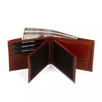 Кошелек Lederax из натуральной кожи с отделением для монет LD434