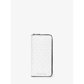КОШЕЛЕК MICHAEL KORS COOPER TECH НА МОЛНИИ MK SIGNATURE 36U9MCRE3B3535 ЯРКИЙ БЕЛЫЙ