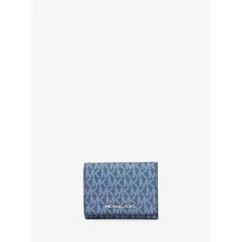 КОШЕЛЕК MICHAEL KORS JET SET TRAVEL COMPACT СРЕДНЕГО MK SIGNATURE 35S4STVE2V461 ДЖИНС