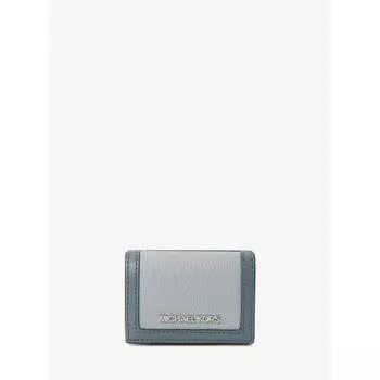 КОШЕЛЕК MICHAEL KORS JET SET TRAVEL TRIFOLD НА МОЛНИИ ОЧЕНЬ МАЛЕНЬКИЙ 35S4STVD0L2615 БЛЕДНО-СИНИЙ МНОГОФУНКЦИОНАЛЬНЫЙ