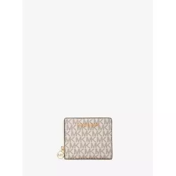 КОШЕЛЕК MICHAEL KORS JET SET TRAVEL ZIP CHARM СРЕДНИЙ 35H3GTVF2B2605 СВЕТЛО-КРЕМОВЫЙ МУЛЬТИ