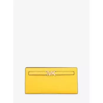 КОШЕЛЕК MICHAEL KORS REED БОЛЬШОЙ КОЖАНЫЙ КОЖАНЫЙ 35S3G6RE3L5455 ЗОЛОТО-ЖЕЛТЫЙ