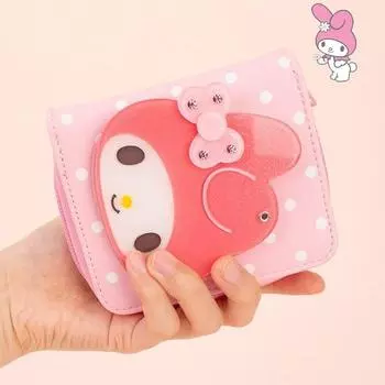 Кошелек My Melody, зеркальный кошелек, кошелек для девочек, кошелек для школьников начальной школы, милый кошелек, входной подарок, подарок другу