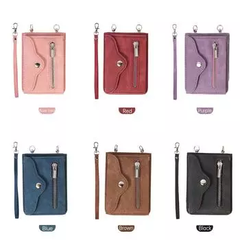 Кошелек на молнии, кожаный чехол через плечо для Samsung Galaxy Z Flip 4 3 Flip4 Flip3 5G, кошелек, ремешок с ремешком, держатель для карты, чехол для сумки For Galaxy Z Flip 4 чёрный