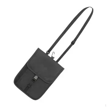 Кошелек на шею, держатель паспорта с блокировкой RFID, легко скрываемый дорожный чехол синий