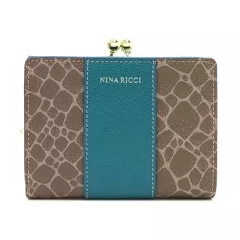Кошелек Nina Ricci Grain Nouveau бифолд темно-синий 85-8008 женский кошелек, темно-синий