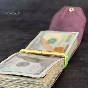 Кошелек-органайзер для денег из искусственной кожи с кнопкой-защелкой, держатель для денег с быстрым доступом, удобные ремешки для кошельков для барменов, парикмахеров, торговых представителей зелёный
