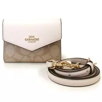 Кошелек Outlet Signature Мини-кошелек-конверт на плечо Мини-кошелек на плечо Сумка CU172 IMDQC Продукт [Coach]