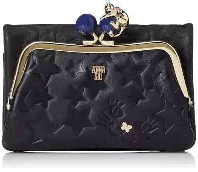 Кошелек Playing Cat с внешней застежкой, черный [Anna Sui], женский 313751-11