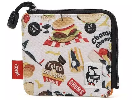 Кошелек Recycle Zip Wallet Fast Food [Chums] мужской L-образный