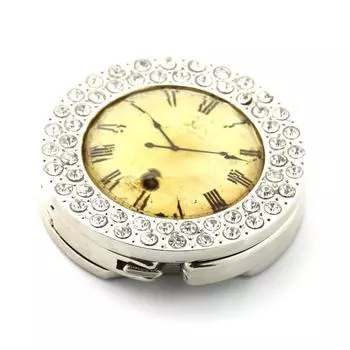 Кошелек с часами, вешалка, складная сумка, сумка со стразами, настольный крючок, держатель