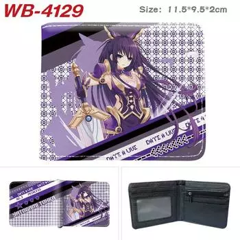 Кошелек с коротким держателем для карточек в стиле аниме «Date a Live» из мультфильма «Tokisaki Kurumi»