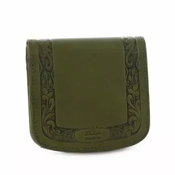 Кошелек с отделением для монет из натуральной кожи Antico Green [Dakota] для женщин DA-36480-50