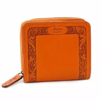 Кошелек с отделением для монет из натуральной кожи Antico Orange [Dakota] для женщин DA-36481-34