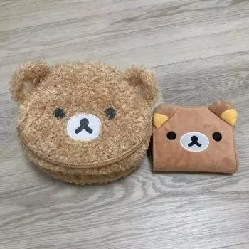 Кошелек с персонажем Rilakkuma + мешочек