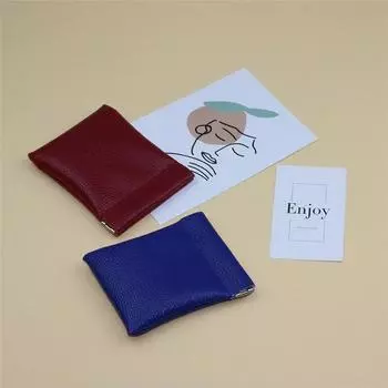 Кошелек с пряжкой для монет, унисекс, сумка для карт, многоцветный кошелек 8*10cm