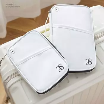 Кошелек с защитой от кражи RFID, водонепроницаемый держатель для кредитных карт, сумка для сертификатов, дорожная сумка для хранения S чёрный