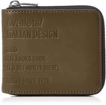 Кошелек складной из кожи Vachetta X08187P0503 UNI Khaki T7428 [Diesel] мужской