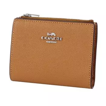 Кошелек складной кошелек CR983 SVQD Мини кошелек Outlet Wallet Light Saddle [Coach] Женский [Товар]