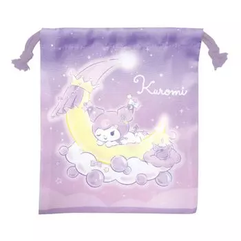Кошелек со шнурком с персонажами Sanrio Kuromi x W18см K-Company CKC18-KU H20.5