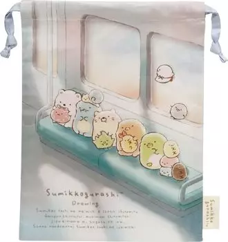 Кошелек Sumikko Gurashi на шнурке CA59501 В 280 x Ш 210 x Г 5 мм San-X Sumikko Drawing (большой)