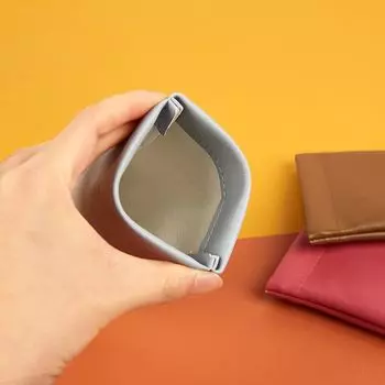 Кошелек, сумка для очков, косметичка из искусственной кожи, сумка для мелких вещей, мини-косметичка, хранение мелочей белый