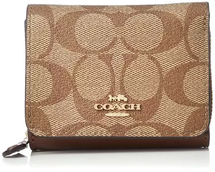 Кошелек Trifold 7331 [Coach] женский Im/KhakiSaddle [Товар]