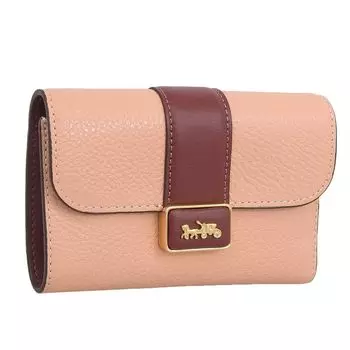 Кошелек Trifold Outlet складной кожаный компактный фирменный бренд CC059 CC060 CI421 Grace MEDIUM GRACE WALLET [Coach] женский (ОБОЛОЧКА