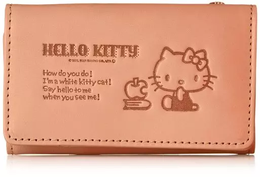 Кошелек тройного сложения розовый [Sanrio] № 87063 женский