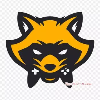 Кошка енот, термопереносная печать, виниловые нашивки, наклейки для одежды, аппликации «сделай сам», моющиеся нашивки