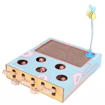 Кошка Hyack Cat Игрушка для кошек Салон для кошек Кошка Крот Снятие стресса Ударь крота Ударь крота светло-синий