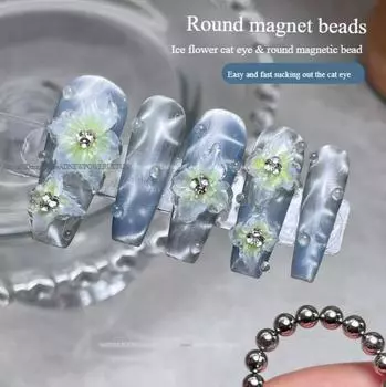 Кошка Магнитная 3D Магнитная палочка Доска Магнитный гель-лак для ногтей Лак Волшебный нейл-арт Инструменты для самостоятельного маникюра