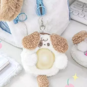 Кошка Щенок Держатель для карт Брелок Собака Значок Дисплей Плюшевый Подвеска Рюкзак Декор cat