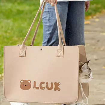 Кошка сумка-переноска для собак дышащая котенок транспортировка домашних животных вылазка щенок путешествия для M коричневый