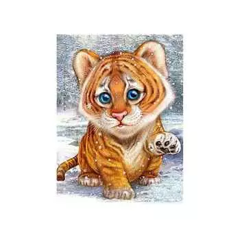 Кошка Тигр Moneky Алмазная вышивка DIY 5D Животные Стразы Картина Кристалл Вышивка Домашний Офис Стежок 8224diy