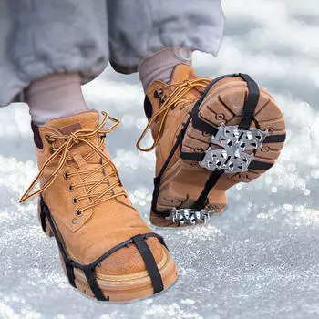 Кошки для льда для мужчин и женщин Сцепление для снега Ходьба на открытом воздухе L