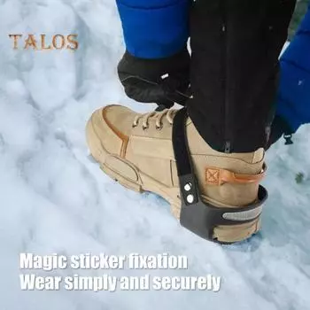 Кошки для льда и снега, шипы для сцепления, противоскользящие, 5-точечные, для ходьбы, бега, походов, зимних видов спорта на открытом воздухе M