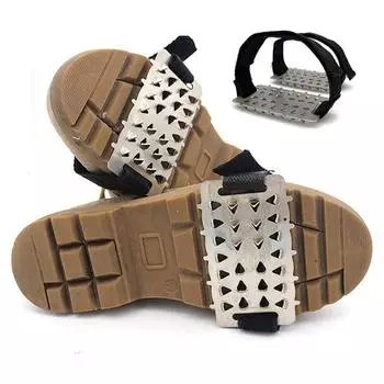 Кошки для льда Нескользящие шипы для льда 26 шипов Шипы для льда Ботинки Ручки для активного отдыха