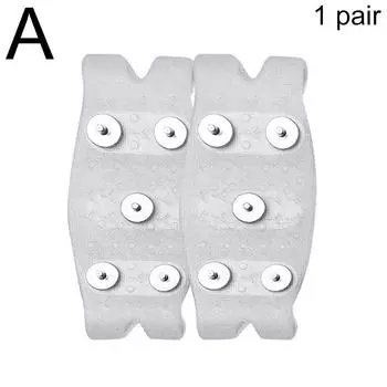 Кошки для скалолазания 5 шипов Ice Gripper Spike Противоскользящие чехлы для улицы Устойчивые к ходьбе Зимние W J4F3 B-One size