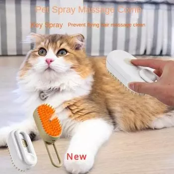 Кошки Собаки Домашние животные Уход за питомцами Расческа Домашние животные Собаки Аксессуары Мягкая силиконовая щетка Электрический спрей для вас Водяные испарения Домашний сад Массаж