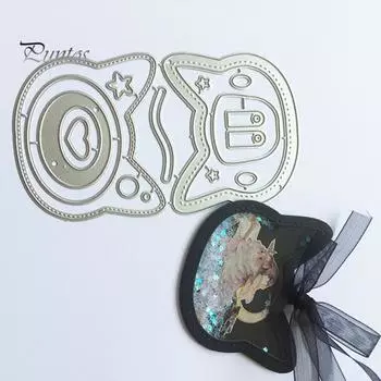 Кошки Звезда Сердце Резка умирает DIY Ремесло Записки Тиснение Бумажные Карты Альбом Декор