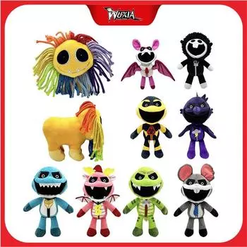 Кошмарные твари плюшевые цветные львы игрушки куклы Улыбающиеся твари милые кавайные модели кукол игровые украшения для спальни рождественские подарки
