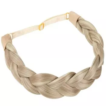 Косичка для волос, синтетическая повязка на голову, богемный стиль, плетеные косички, резинки для волос, плетеная повязка для волос для женщин 16H613