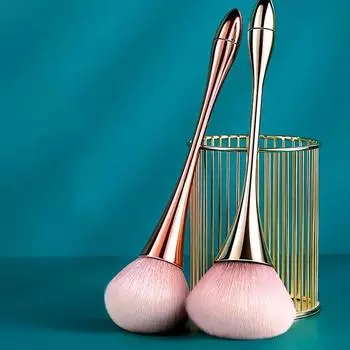 Косметическая кисть Рассыпчатая кисть для пудры Мягкие волосы Кисти для макияжа Кисть для хайлайтера Румяна для дизайна ногтей Маникюр Красота Инструменты для макияжа