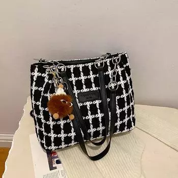 Косметическая сумка большой вместимости, модная женская сумка-тоут, универсальная сумка через плечо и подмышку