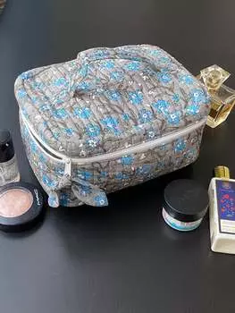 Косметическая сумка - стеганая